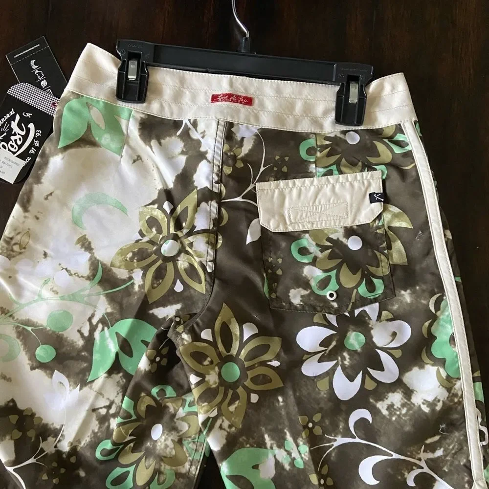 NEW Boys Swim Shorts Floral/Camoflauge Print